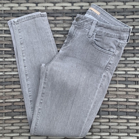 VINCE Waxed Crop Gray Skinny Jeans - Picture 6 of 16